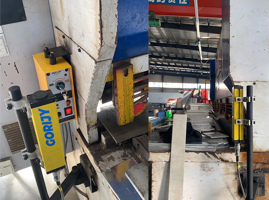 漫反射安全光柵調(diào)節(jié)距離的方法